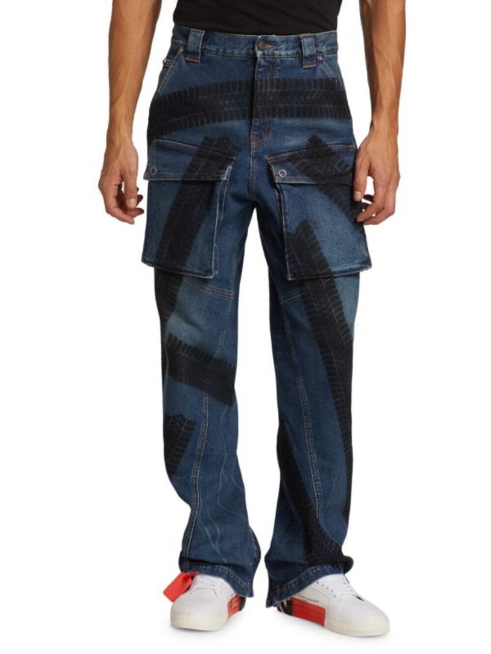 Off-White Virgil Abloh Pivot Workwear Jeans Size 34 NEW
